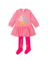 VESTIDO ICONOS FRESA CON LEOTARDOS