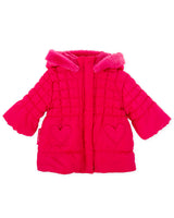 PARKA CAPUCHA DESMONTABLE FUCSIA