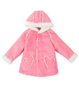 CHAQUETÓN INTERIOR BORREGUITO FRESA NIÑA