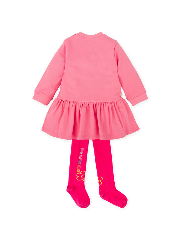 VESTIDO ICONOS FRESA CON LEOTARDOS