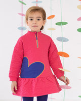 VESTIDO CORAL CON LEOTARDOS