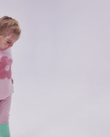CONJUNTO SUDADERA FLOR Y LEGGINS ROSA